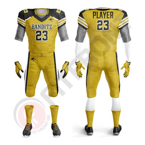 Uniforme de football américain 100% polyester fabriqué par FIT FRONT Industry Team Wear Disponible dans toutes les tailles Fabriqué au Pakistan - Product Image 5