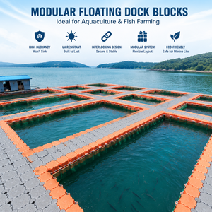Piattaforma Galleggiante Modulare in Plastica, Pontile Galleggiante per Piscina, Utilizzabile per Attracco Moto d'Acqua - Product Image 4