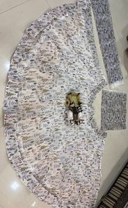 Ấn Độ Bridal Wear Thêu Làm Việc Nặng Organza Silk Chine In Kỹ Thuật Số <span class=keywords><strong>Lehenga</strong></span> Với Biên Giới Nặng Dupatta Và Đầy Đủ Choli - Product Image 4