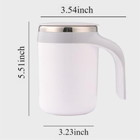 Tasse à café intelligente à mélange automatique, toute nouvelle, tasse à café de voyage en acier inoxydable, tasse à café électrique magnétique à agitation automatique