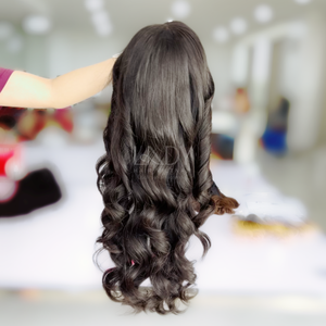 100% วิกผมจริงด้านหน้าลูกไม้วิกผมสีธรรมชาติ (18''x100gr, 20''x100gr, 22''x100gr, ปิด (5x5) x 16 '') - Product Image 3