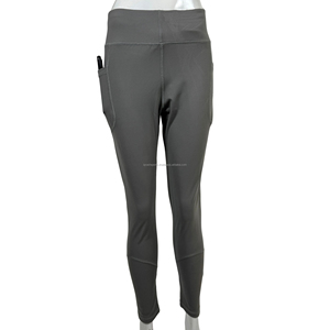 Mallas de Yoga de cintura alta para mujer, superventas de 2025, Pantalones de mujer con logotipo personalizable sublimado para gimnasio, mallas de Yoga con cintura elástica - Product Image 1