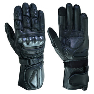 Guantes de cuero transpirables para montar en moto con el último diseño y logotipo personalizado impreso, guantes para montar en bicicleta con pantalla táctil - Product Image 1