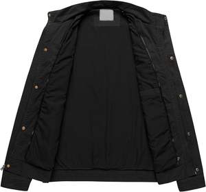 Venta caliente Casual Wear Canvas Cotton Lapel Chaquetas de hombre Mejor calidad Nueva última moda Canvas Outerwear Chaquetas de hombre con estilo - Product Image 3