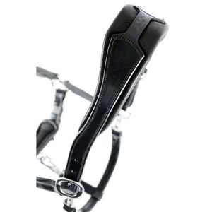 Licou de cheval en nylon confortable et durable et bride en cuir de style occidental laitier/boeuf arrondi spectacle licou - Product Image 5