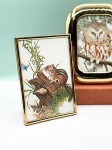 Stylish Mini <b>Set</b> of 3 Photo Frames Decorative Small Picture Holders Tabletop Display for Home Office <b>Desk</b> Gift Memories Keepsake - Product Image 5