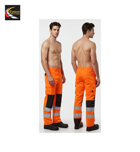กางเกงผ้าทนทานออกแบบอเนกประสงค์เหมาะสำหรับกลศาสตร์การก่อสร้างนานสวมใส่สบายด้วยการเสริมแรง - Product Image 2