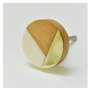 Juego de perillas redondas de latón y mármol de 6 tocadores decorativos de color rosa, superventas, perillas de mármol con tamaño de forma de color personalizado - Product Image 5