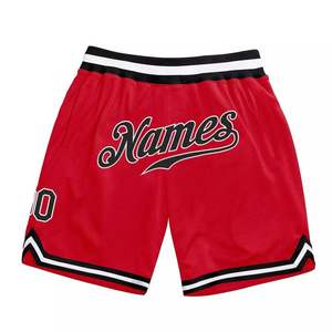 Short de basket-ball en maille pour hommes, sur mesure, grande taille, d'été, vente en gros, nouvelle collection - Product Image 5