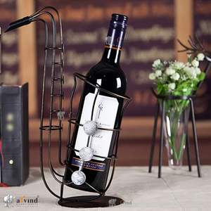 Metal Bottle <b>Stand</b> Latest Style Iron Brass Bottle <b>Stand</b> Table Decorative <b>Wine</b> Bottle <b>Stand</b> for showcase Piece - Product Image 1