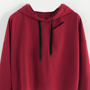 Prix d'usine Pulls à manches longues pour femmes en coton Sublimation Hoodies en gros OEM Personnalisé Crop Top Hoodies pour femmes pour l'automne - Product Image 4