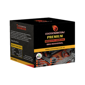 Briquetas de carbón de cáscara de coco Natural Premium 100% para barbacoa al aire libre PARRILLA restaurante Catering largo - Product Image 3