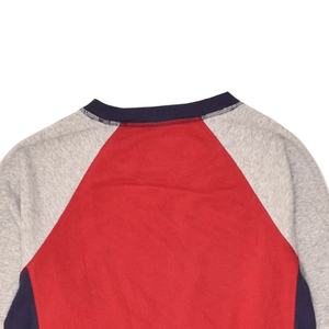 Sudadera de cuello redondo de mezcla de algodón rojo para mujer, Top básico informal con impresión Digital para invierno - Product Image 6