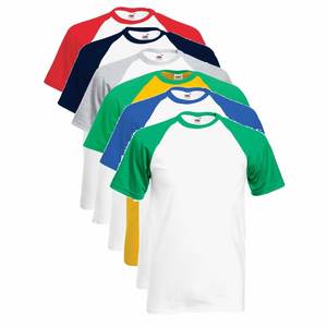 2024 tendencia diseño deportivo ropa de verano 180 GSM manga corta estilo raglán americano camiseta - Product Image 4