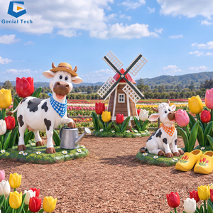 Set Famiglia di Cavalli Animatronici con Madre e Cucciolo per Parchi Equestri e Agricoli - Product Image 3