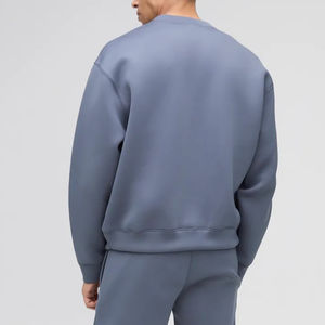 Sweat-shirt pour homme surdimensionné personnalisé Hip Hop Streetwear à col ras du cou Sweats à capuche pour homme Vêtements décontractés Basics Sweat-shirt pour homme en coton respirant - Product Image 2