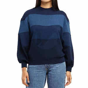 2024 Best High Quality Casual Pullover <b>Sweatshirt</b> <b>for</b> <b>Women</b> <b>Long</b> Length Winter Light Lined Front Logo Direct Pakistan - Product Image 1