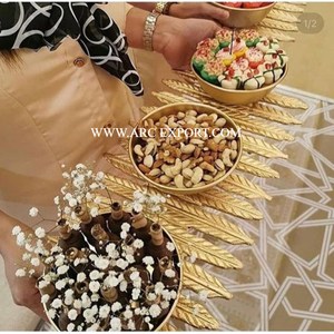 Classic Gold Plated <b>Metal</b> Iron Chocolate Serving <b>Bowl</b> Premium Quality Unique Luxury Table Top Chocolate Serving Display <b>Bowls</b> - Product Image 6