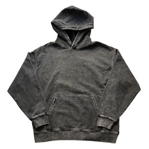 Sudaderas con capucha personalizadas para hombre, con lavado ácido, informales, de alta calidad, impresión digital, venta al por mayor, para adultos de gran tamaño - Product Image 1