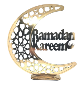 Plateau de Ramadan vintage décor étoile de lune plateau de Ramadan plateau de présentation à Dessert ornement de décoration de Table - Product Image 2