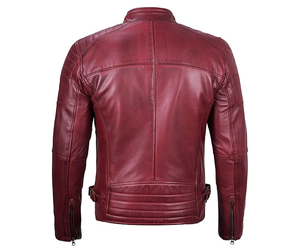 Chaqueta de Cuero Genuino de Alta Calidad Premium, Corte Ajustado, Invierno, Ecológica, Forro Transpirable, Cierre de Cremallera - Product Image 5