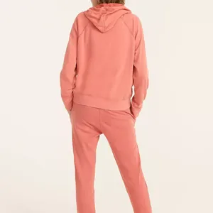 Chándal Deportivo de Invierno Transpirable con Logotipo Personalizado, Ropa Deportiva Informal Vintage de Algodón y Forro Polar para Entrenamiento, Fitness y Jogging para Mujer - Product Image 4