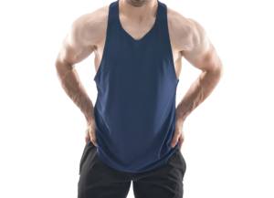 Haute qualité meilleure vente forte demande fait bas quantité minimale de commande hommes chemise de sport meilleure vente Slim Fit Fitness porter hommes débardeur Amano sport - Product Image 6