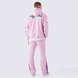 Ensemble de survêtement décontracté pour homme, brodé, 100 % coton, coupe oversize, couleur personnalisée, haute qualité, dernière collection, prix actuel - Product Image 5