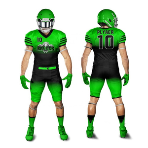 Uniformes de football américain pour hommes, avec sublimation personnalisée, brodée par l'équipe, hauts avec des tissus haut de gamme, vêtements de sport - Product Image 2