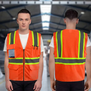 Gilet de sécurité réfléchissant imperméable haute visibilité de qualité supérieure vêtements réfléchissants de sécurité pour une visibilité améliorée tous temps - Product Image 4