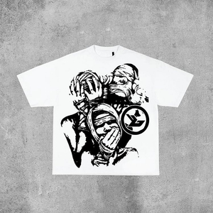 T-shirts streetwear personnalisés, impression DTG personnalisée, t-shirt tie-dye, t-shirt personnalisé délavé à l'acide, t-shirt en gros - Product Image 1