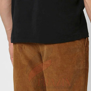 Survêtement d'été pour hommes sur mesure direct d'usine couleur unie 100% coton écologique pour la taille adulte vente d'été - Product Image 6