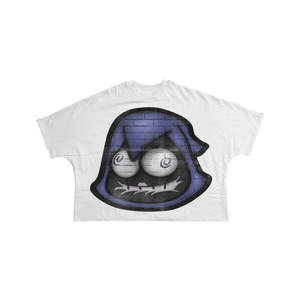 Personalizado 100% algodón verano Streetwear hombres calle pantalla impresión de gran tamaño Boxy cuatro patrón camiseta - Product Image 5