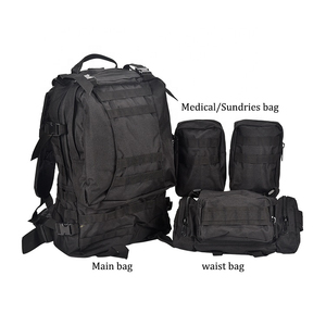 Mochila Táctica de Gran Capacidad con Patrón de Asalto, Mochila EDC Molle para Exteriores, Senderismo, Camping, Caza, Deportes - Product Image 4