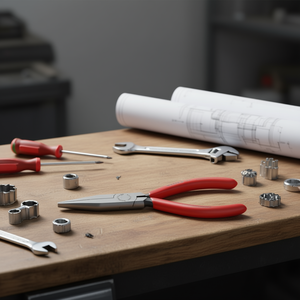 For Knipex <b>Long</b> <b>Nose</b> Pliers Black Anodized with Polished Head Plastic Coated Handles Trapezoidal Jaws - Product Image 3