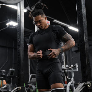 Top Selling Product Cowhide Leather Weightlifting Belt Deadlifting <b>Waist</b> <b>Support</b> Gym Training Weightlifting Belts For Sale - Product Image 6