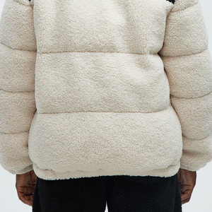 Dernières vestes matelassées en sherpa pour hommes à prix bas et de haute qualité, à blocs de couleurs, fermeture éclair, collection d'hiver pour hommes 2026 - Product Image 4