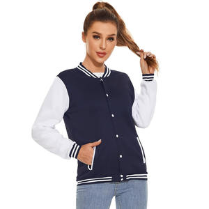 Nuevo logotipo personalizado para la chaqueta universitaria más vendida para mujeres y ropa a prueba de viento Chaquetas universitarias para mujeres al aire libre - Product Image 1