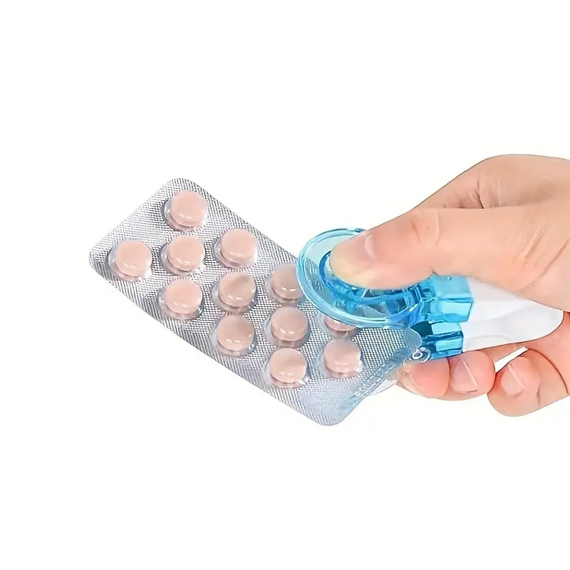 Portable Pill Taker Remover Tablet Plastic Pill Taker for Easy Medication Use