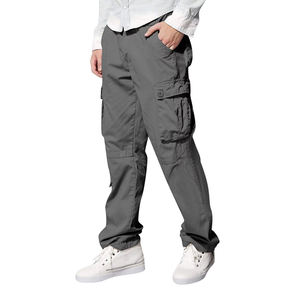 Pantalon 6 poches pour unisexe à prix abordable [Uniquement pour les produits prêts à être expédiés] Taille moyenne mince pour homme - Product Image 3