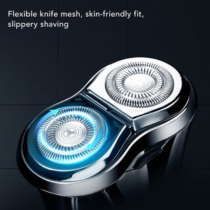 Mini Afeitadora Eléctrica Inalámbrica de Viaje para Hombre, Resistente al Agua IPX7, con Doble Cuchilla y Pantalla Inteligente, Fuente de Alimentación USB Reemplazable - Product Image 2