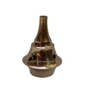 Quemador de incienso de carbón de latón hecho a mano de la mejor calidad, Mini quemador de incienso de cono, soporte de incienso decorativo para interiores - Product Image 1