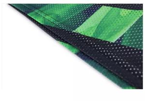 Camiseta sin Mangas Personalizada con Rayas Verdes, Estampado Gráfico de Hojas, Tela de Malla Ligera, Ropa Deportiva para Hombre, para Gimnasio - Product Image 5