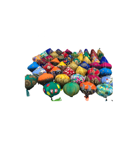 Hoi An linterna de bambú de seda colgante de pared vietnamita para graduación escuela Diwali fiestas bodas hogar festivales jardín regalos - Product Image 5