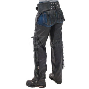 Service OEM Nouvelle arrivée Chaps en cuir pour hommes Chaps en cuir lavés personnalisés de qualité supérieure pour hommes en vente en ligne - Product Image 3