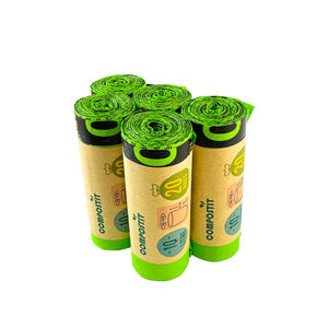 12 años en fabricante Bolsa de basura ecológica Compostable Biodegradable Maicena Poop Basura Sostenible Logotipo OEM - Product Image 2