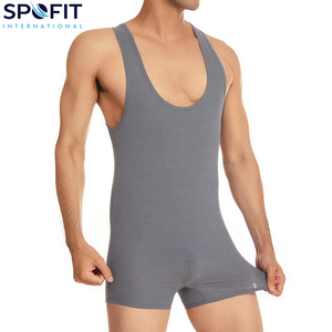 ชุดยกน้ำหนักแบบสั่งทำปี 2026 สำหรับผู้ชาย ชุดยูนิฟอร์มยกน้ำหนัก ตะเข็บเย็บอย่างดี ชุดมวยปล้ำแบบย้อมสีพื้น - Product Image 3