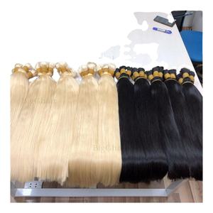 Venta al por mayor extensiones de cabello humano liso vietnamita de 30 pulgadas a granel sin enredos que se desprenden de encaje largo tupé onda Suiza - Product Image 6