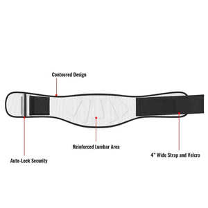 เข็มขัดนีโอพรีนสำหรับออกกำลังกายเข็มขัดออกกำลังกายดีไซน์โลโก้ - Product Image 3