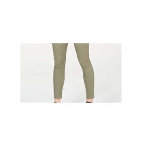 Jeans Skinny a Vita Alta Tinseltown Juniors Taglia 1, Colore Verde Oliva Antico, con Orlo Grezzo, Modello a Matita in Denim, Semplici, Lavabili e Traspiranti - Product Image 3